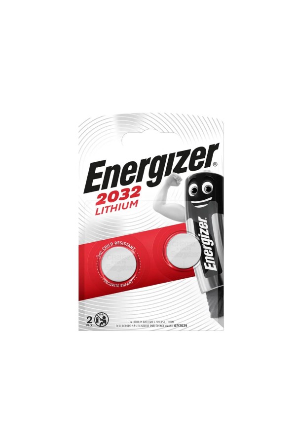 Energizer Μπαταρίες Λιθίου Ρολογιών CR2032 3V 2τμχ (9282126) (ENE9282126)