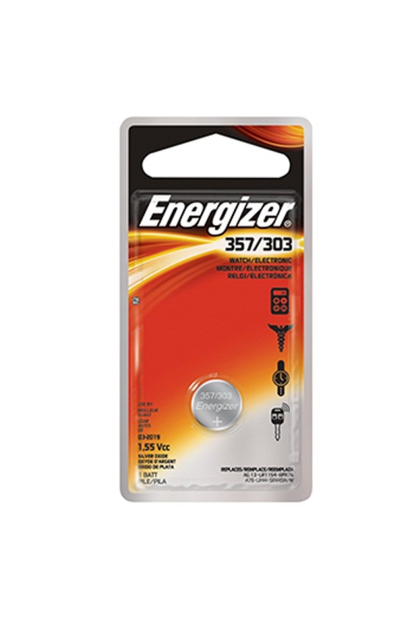 Energizer 357/303 Μπαταρία Silver Oxide Ρολογιών SR44 1.55V 1τμχ (9282391) (ENE9282391)