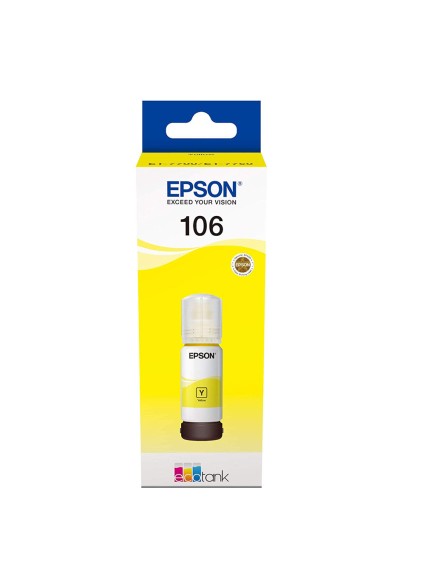 Epson Μελάνι Inkjet 106 Yellow (C13T00R440) (EPST00R440)