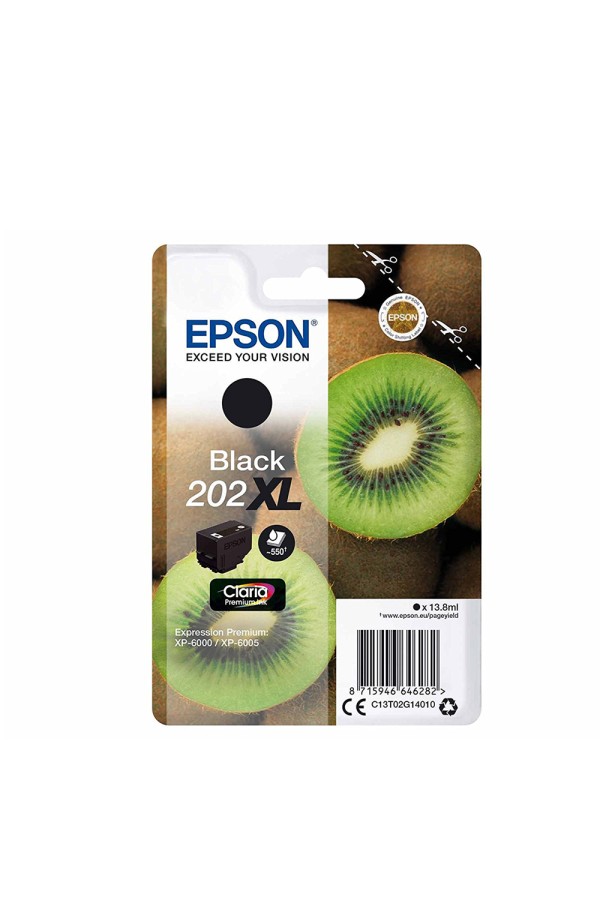 Epson Μελάνι Inkjet 202XL Black (C13T02G14010) (EPST02G140)
