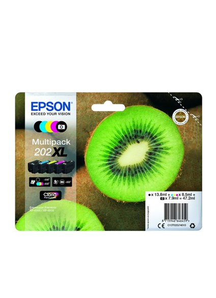 Epson Μελάνι Inkjet 202XL Multipack (C13T02G74010) (EPST02G740)