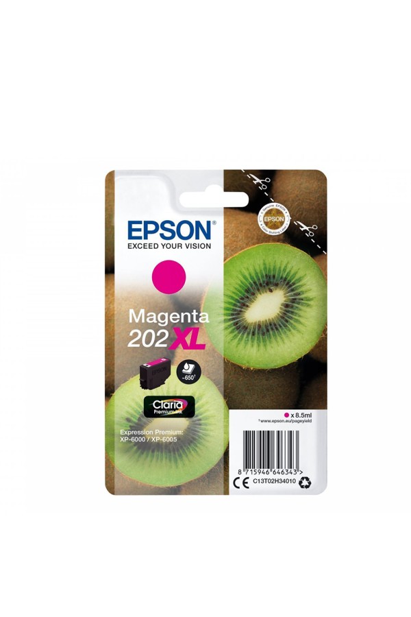 Epson Μελάνι Inkjet 202XL Magenta (C13T02H34010) (EPST02H340)