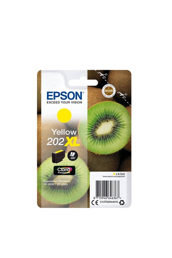 Epson Μελάνι Inkjet 202XL Yellow (C13T02H44010) (EPST02H440)
