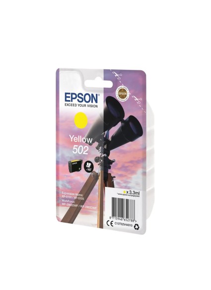 Epson Μελάνι Inkjet 502 Yellow (C13T02V44010) (EPST02V440)