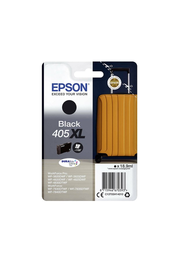 Epson Μελάνι Inkjet 405XL Black (C13T05H14010) (EPST05H140)