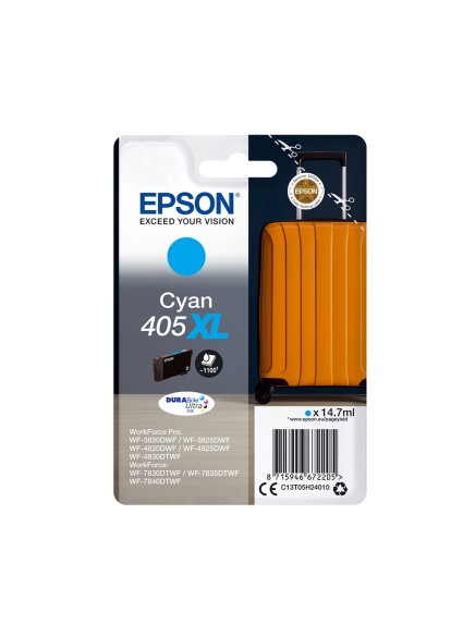 Epson Μελάνι Inkjet 405XL Cyan (C13T05H24010) (EPST05H240)