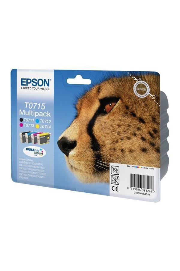 Epson Μελάνι Inkjet T0715 Multipack (C13T07154012) (EPST071540)