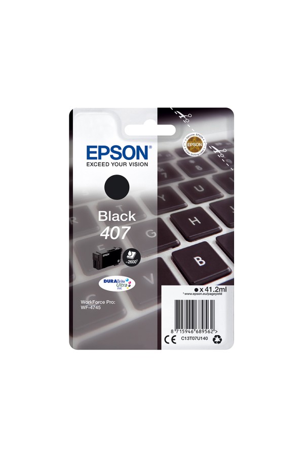 Epson 407 Black (C13T07U140) (EPST07U140)