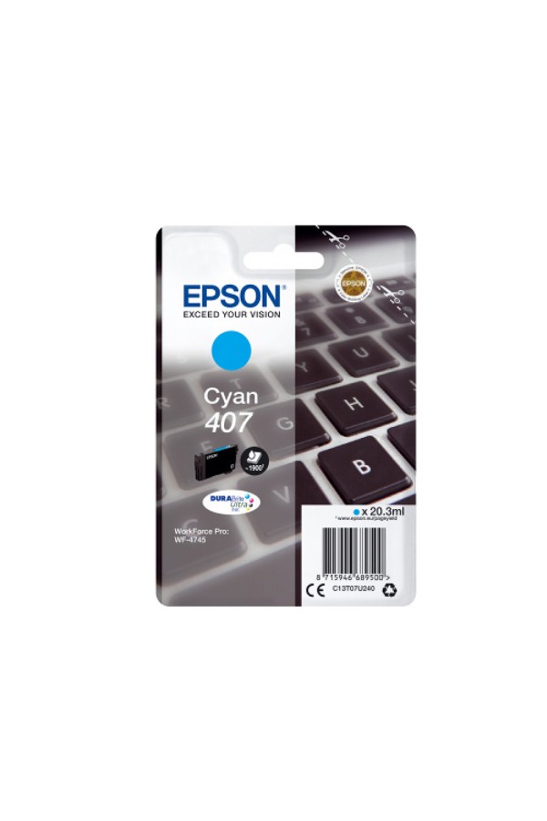 Epson 407 Cyan (C13T07U240) (EPST07U240)