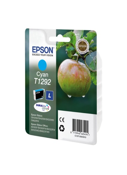 Epson Μελάνι Inkjet T1292 Cyan (C13T12924012) (EPST129240)