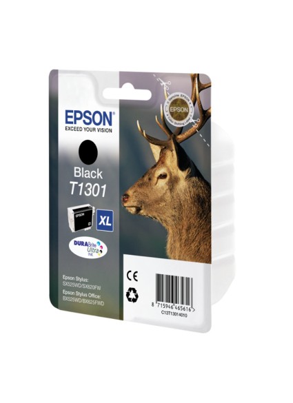 Epson Μελάνι Inkjet T1301 XL Black (C13T13014012) (EPST130140)