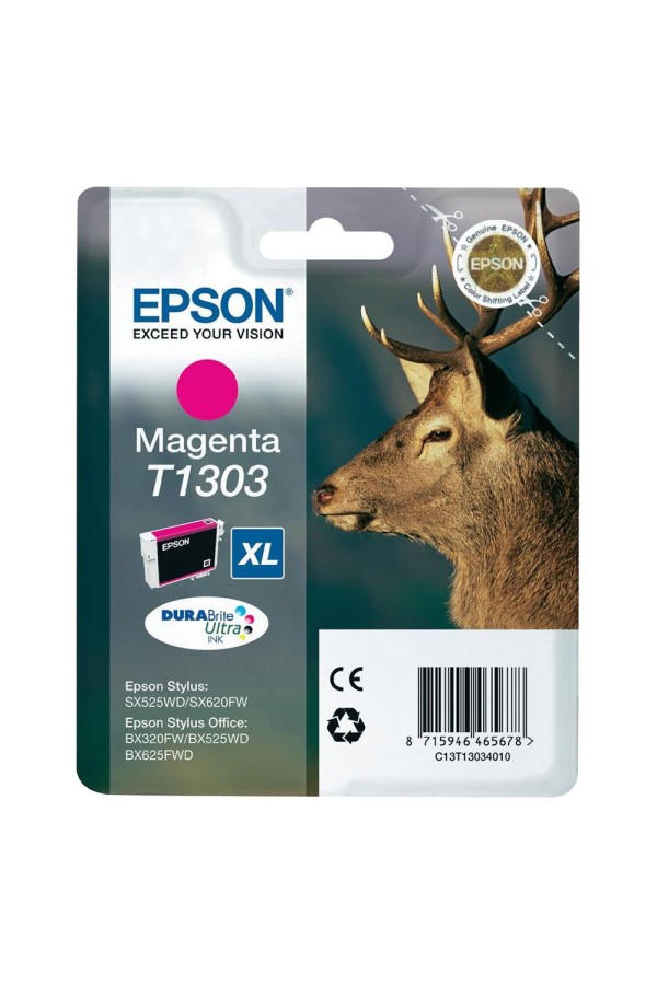 Epson Μελάνι Inkjet T1303 XL Magenta (C13T13034012) (EPST130340)