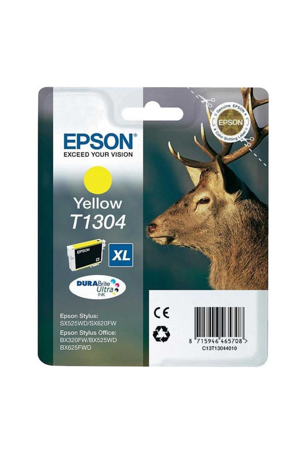 Epson Μελάνι Inkjet T1304 XL Yellow (C13T13044012) (EPST130440)