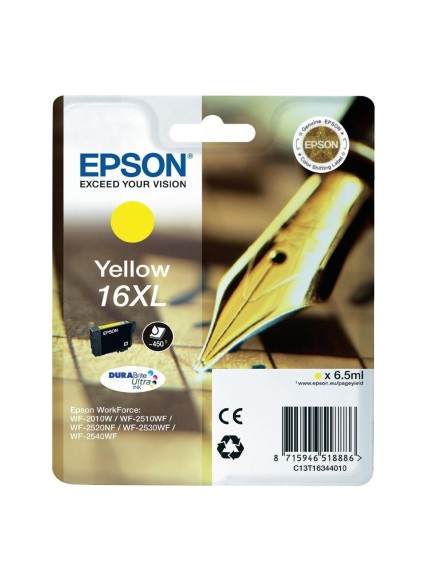 Epson Μελάνι Inkjet No.16 XL Yellow (C13T16344012) (EPST163440)