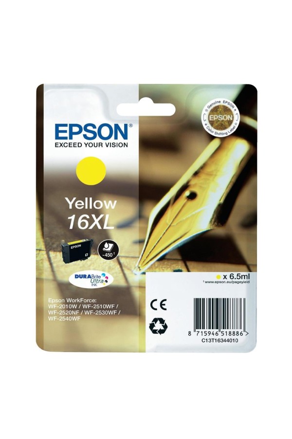 Epson Μελάνι Inkjet No.16 XL Yellow (C13T16344012) (EPST163440)