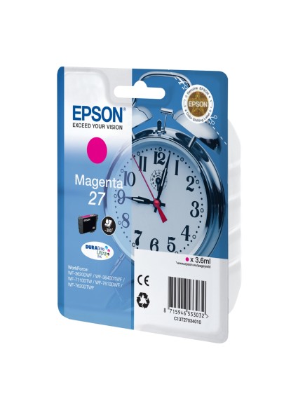 Epson Μελάνι Inkjet Series 27 Magenta (C13T27034012) (EPST270340)