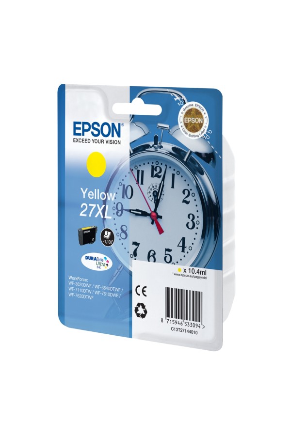 Epson Μελάνι Inkjet Series 27 XL Yellow (C13T27144012) (EPST271440)