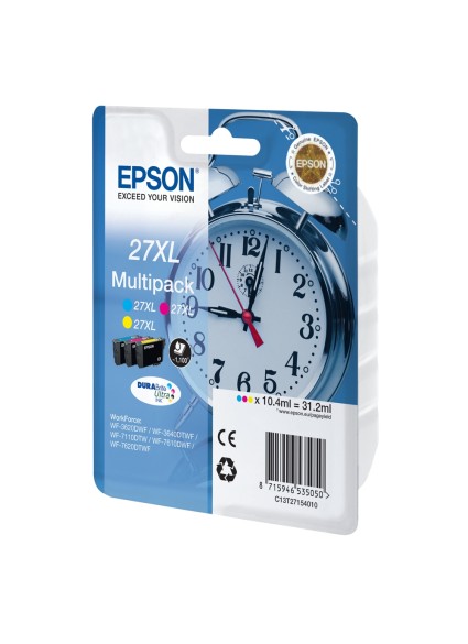 Epson Μελάνι Inkjet Series 27 XL Multipack 3-color (C13T27154012) (EPST271540)