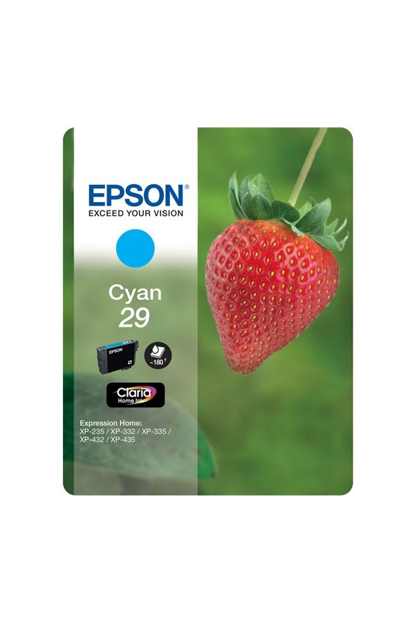 Epson Μελάνι Inkjet Series 29 Cyan (C13T29824012) (EPST298240)