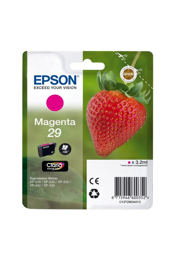 Epson Μελάνι Inkjet Series 29 Magenta (C13T29834012) (EPST298340)