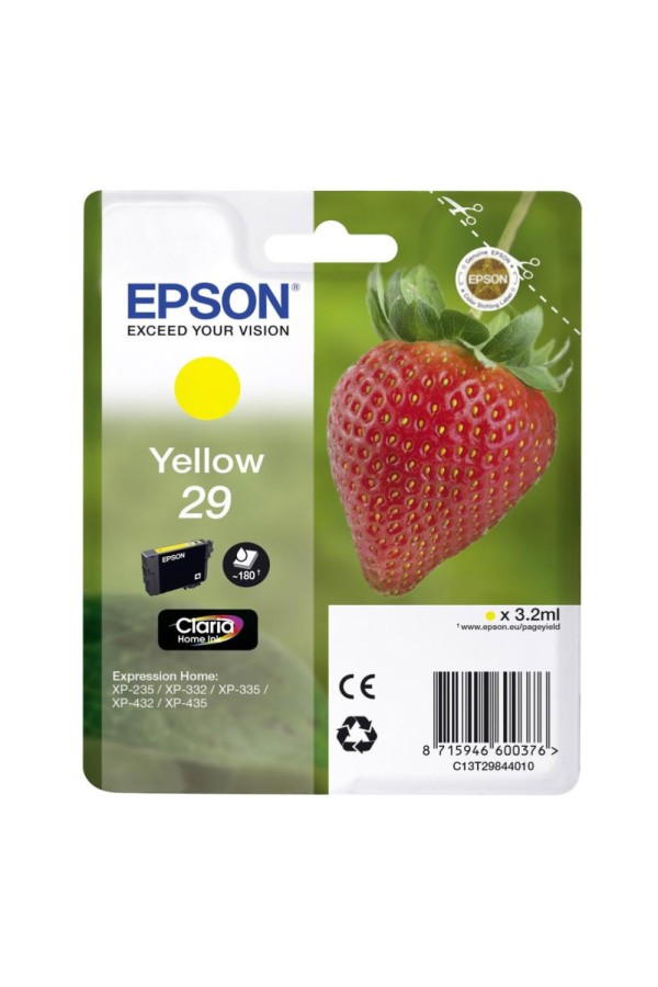 Epson Μελάνι Inkjet Series 29 Yellow (C13T29844012) (EPST298440)