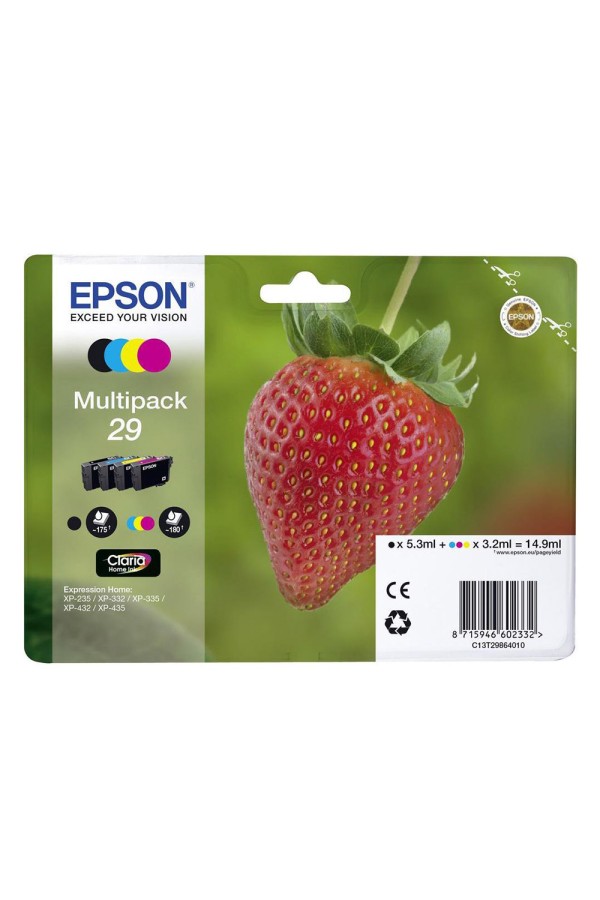 Epson Μελάνι Inkjet Series 29 Multipack C13T29864012) (EPST298640)