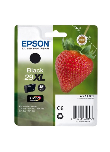 Epson Μελάνι Inkjet Series 29 Black XL (C13T29914012) (EPST299140)