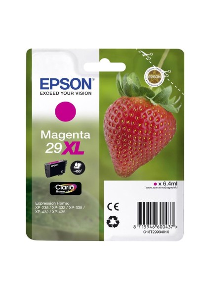 Epson Μελάνι Inkjet Series 29 Magenta XL (C13T29934012) (EPST299340)