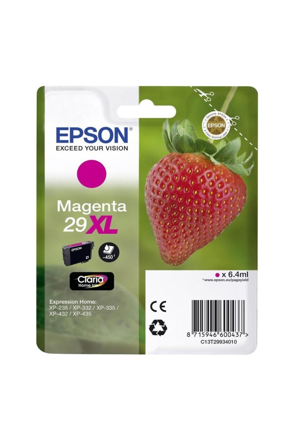 Epson Μελάνι Inkjet Series 29 Magenta XL (C13T29934012) (EPST299340)