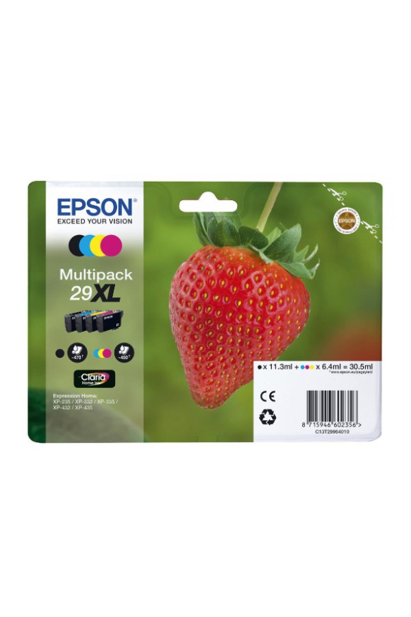 Epson Μελάνι Inkjet Series 29 Multipack XL (C13T29964012) (EPST299640)