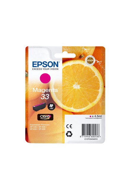 Epson Μελάνι Inkjet Series 33 Magenta (C13T33434012) (EPST334340)