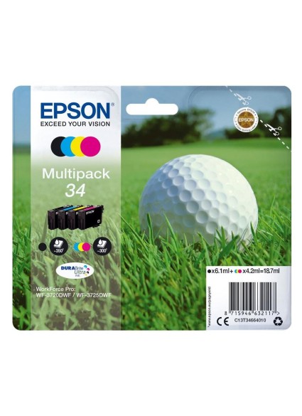 Epson Μελάνι Inkjet No.34 Multipack (C13T34664010) (EPST346640)