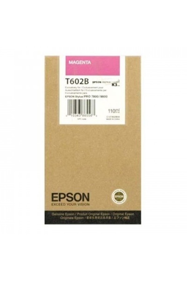 Epson Μελάνι Inkjet T602B Magenta (C13T602B00) (EPST602B00)