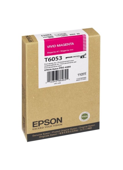 Epson Μελάνι Inkjet T6053 Vivid Magenta (C13T605300) (EPST605300)