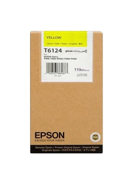 Epson Μελάνι Inkjet T6114 Yellow (C13T611400) (EPST611400)