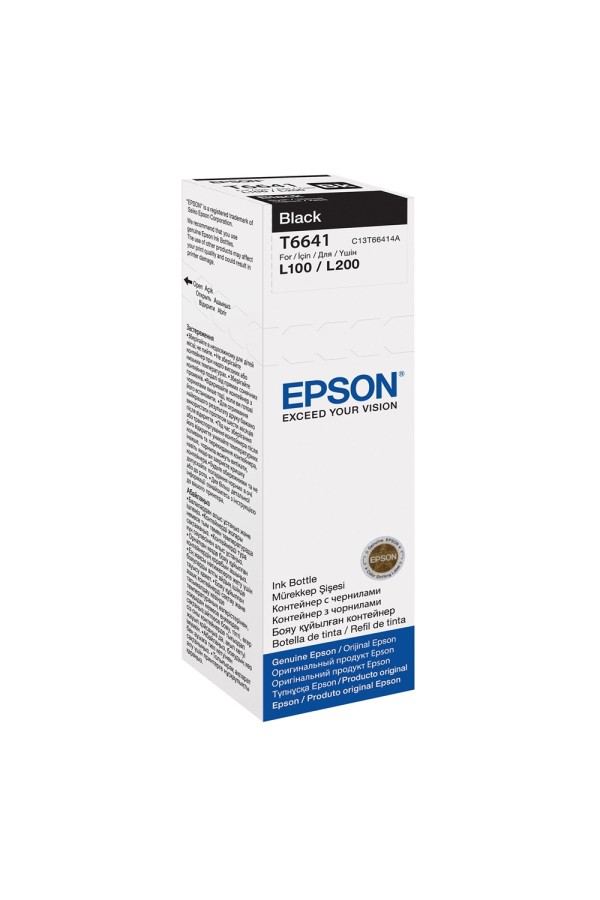 Epson Μελάνι Inkjet Bottle Black (C13T66414A) (EPST66414A)
