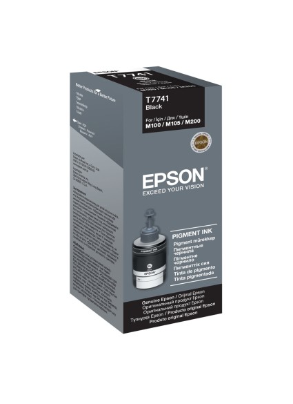 Epson Μελάνι Inkjet Bottle 140ml Black (C13T77414A) (EPST77414A)