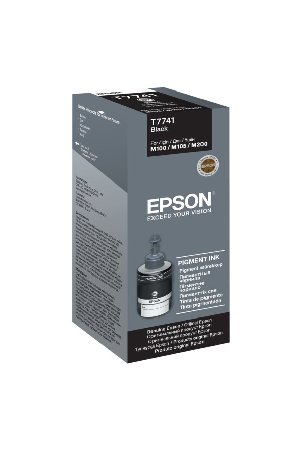 Epson Μελάνι Inkjet Bottle 140ml Black (C13T77414A) (EPST77414A)