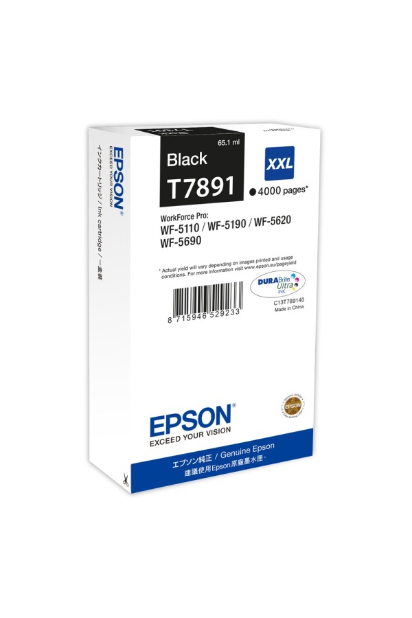 Epson Μελάνι Inkjet T789 XXL Black (C13T789140) (EPST789140)