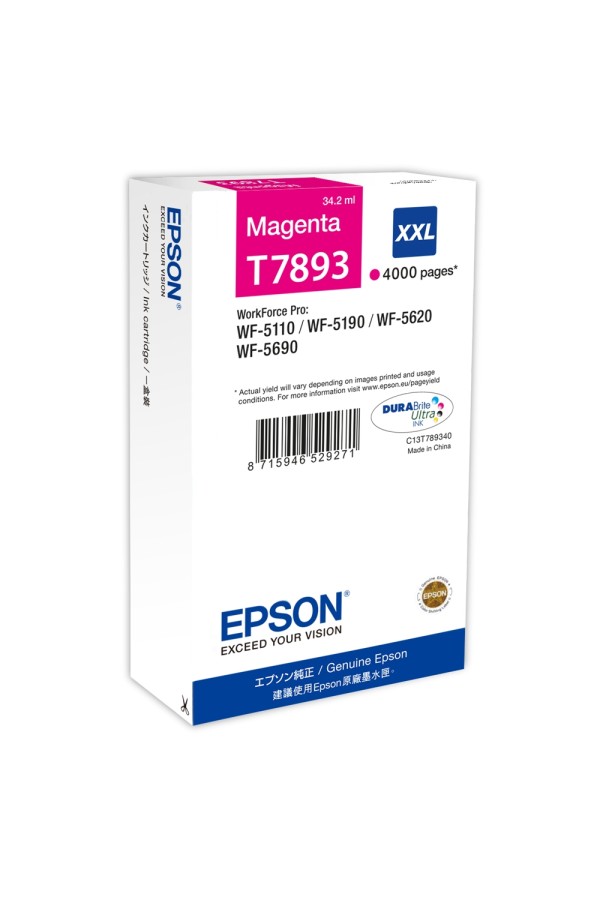 Epson Μελάνι Inkjet T789 XXL Magenta (C13T789340) (EPST789340)