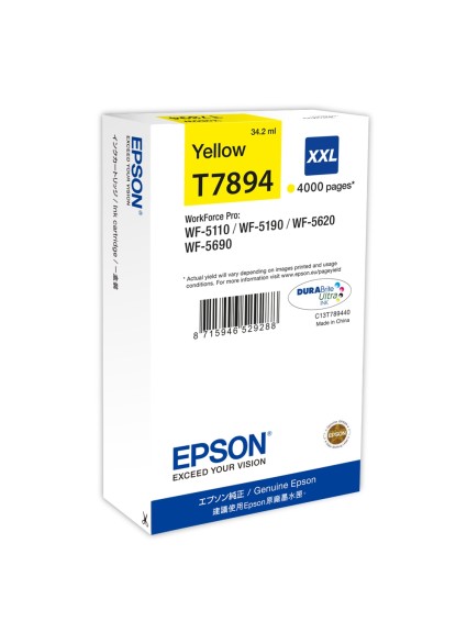 Epson Μελάνι Inkjet T789 XXL Yellow (C13T789440) (EPST789440)