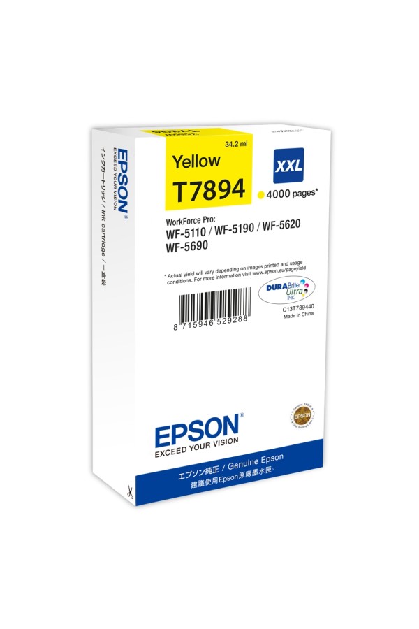 Epson Μελάνι Inkjet T789 XXL Yellow (C13T789440) (EPST789440)