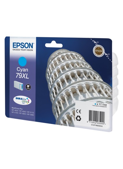 Epson Μελάνι Inkjet Series 79 XL Cyan (C13T79024010) (EPST790240)