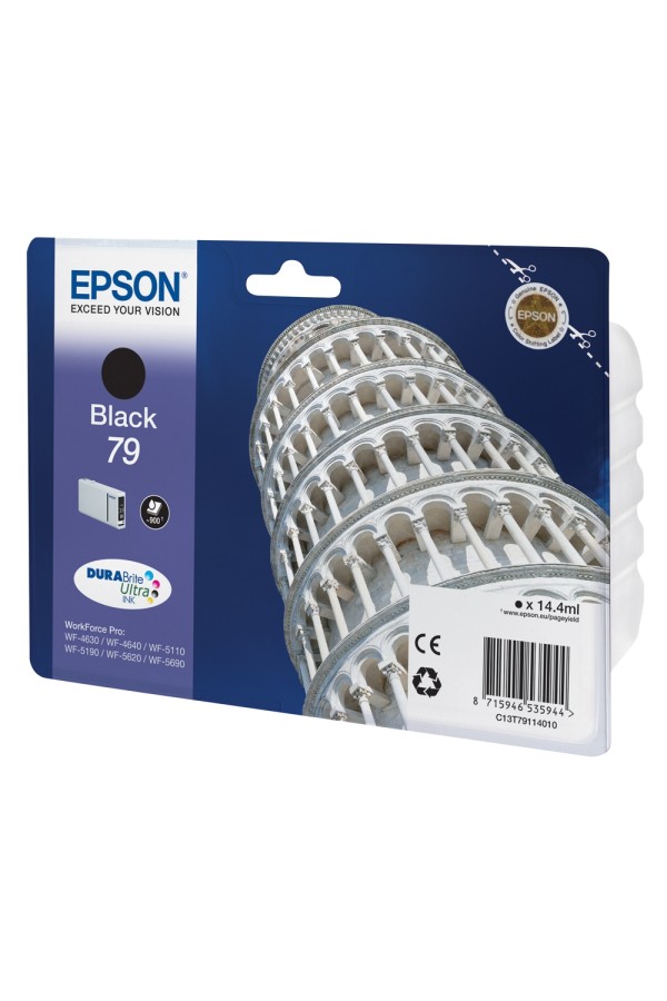 Epson Μελάνι Inkjet Series 79 Black (C13T79114010) (EPST791140)