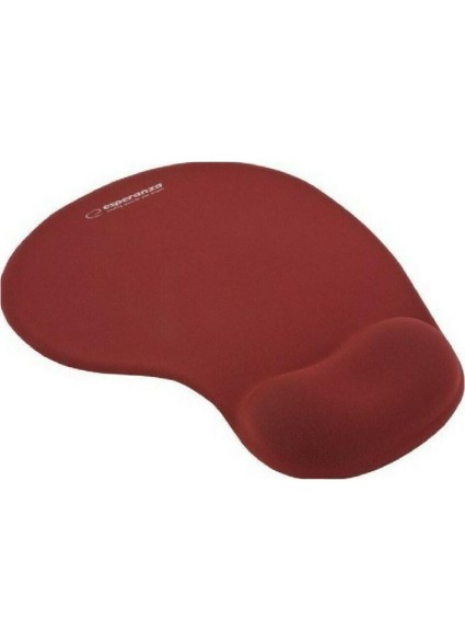 Esperanza Gel Mouse Pad 230mm με Στήριγμα καρπού Κόκκινο (EA137R) (ESPEA137R)