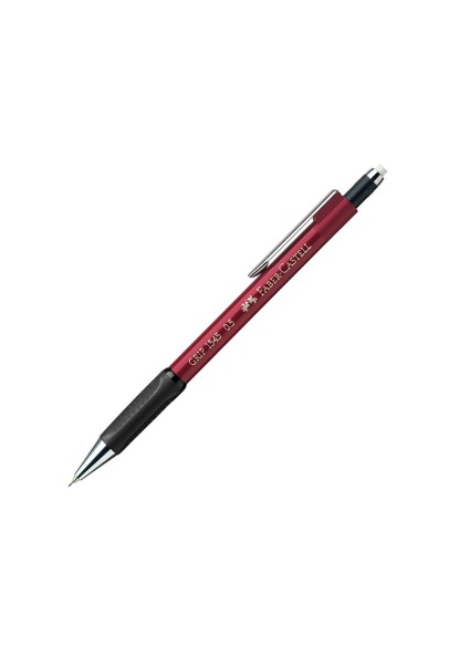 Faber-Castell Μηχανικό Μολύβι 0.5mm με Γόμα - Βαθύ Κόκκινο (134521) (FAB134521)
