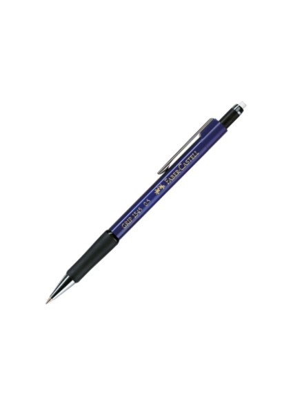 Faber-Castell Μηχανικό Μολύβι 0.5mm με Γόμα - Μπλε Μεταλλικό (134551) (FAB134551)