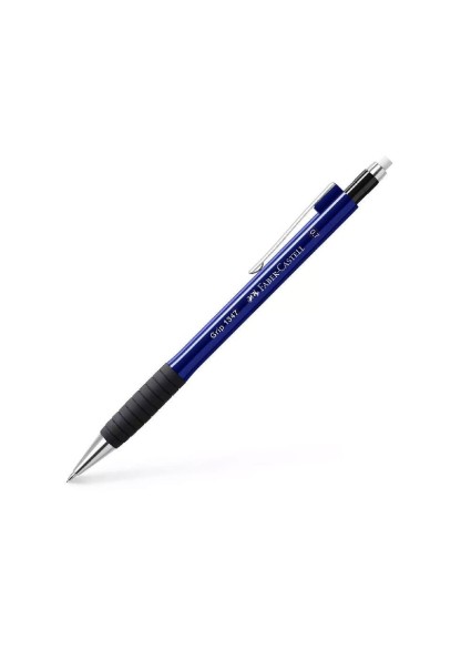 Faber-Castell Μηχανικό Μολύβι 0.7mm με Γόμα - Μπλε Σκούρο (134755) (FAB134755)