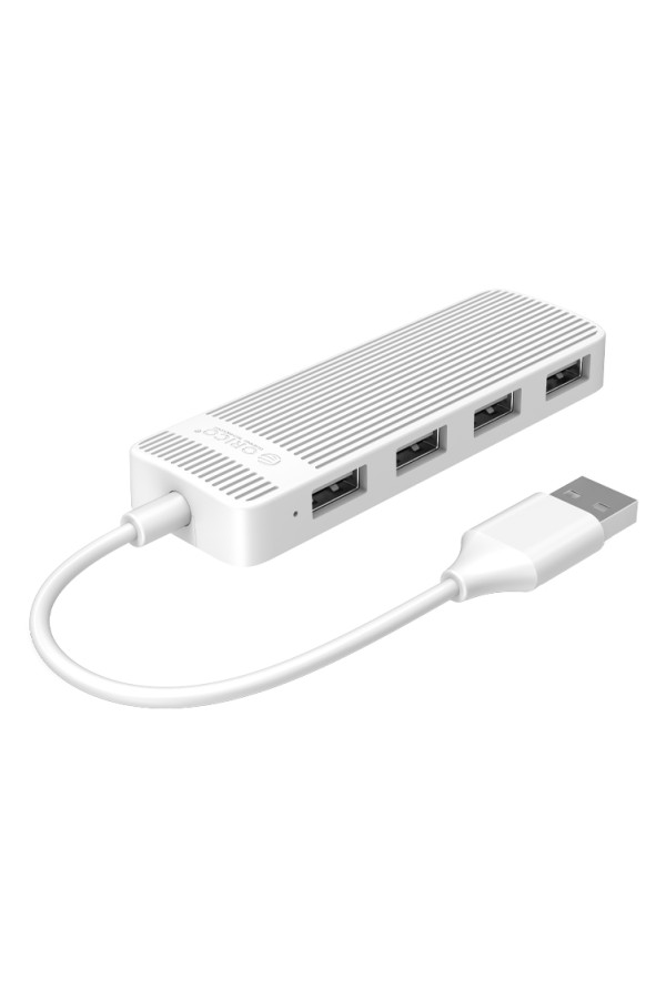 ORICO USB hub FL02, 4x θυρών, 480Mbps, USB σύνδεση, λευκό