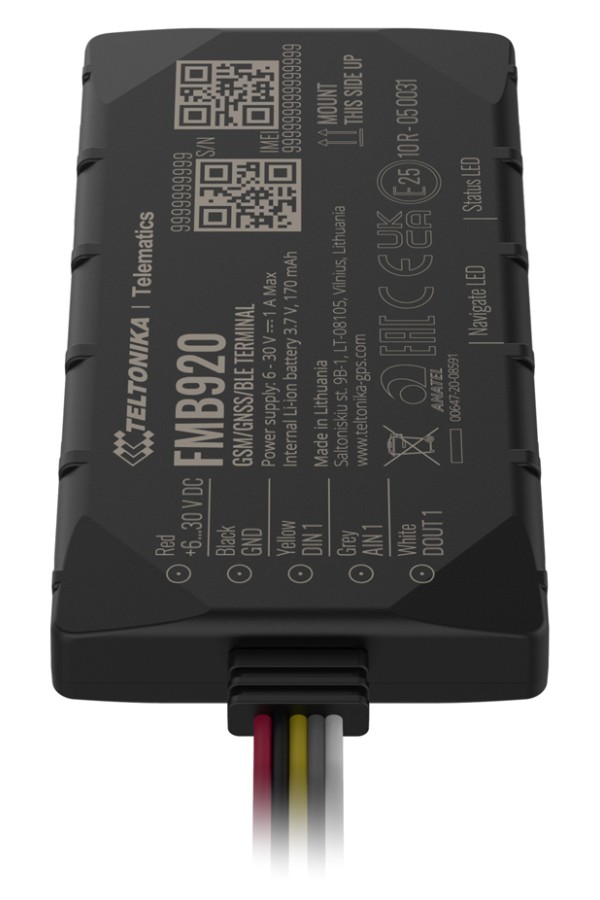 TELTONIKA GPS Tracker αυτοκινήτου FMB920, GSM/GPRS/GNSS, Bluetooth